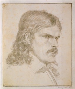 フリードリヒ・ラッカートの肖像、1816年（鉛筆で紙）